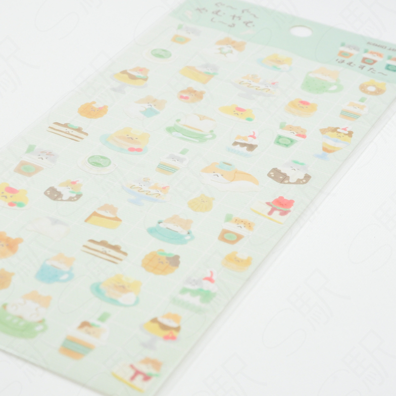 Kamio Japan Sticker Sheet - Hamster Kamio Japan Sticker Sheet - Hamster
